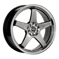 Enkei EV5 18x7.5 5x100/114.3 45mm Offset Hyper Black Wheel