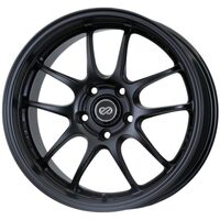 Enkei PF01 17x7 4x100 38mm Offset 75mm Bore Diameter Matte Black Wheel **SPECIAL ORDER**