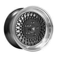 Enkei92 Classic Line 15x7 38mm Offset 4x100 Bolt Pattern Black Wheel