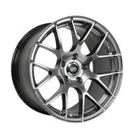 Enkei Raijin 18x8.5 38mm Offset 5x120 Bolt Pattern 72.6 Bore Diameter Hyper Silver Wheel