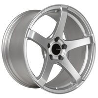 Enkei Kojin 17x8 35mm Offset 5x114.3 Bolt Pattern 72.6mm Bore Dia Matte Silver Wheel