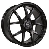 Enkei M52 16x7 38mm Offset 5x114.3 Bolt Pattern 72.6mm Bore Dia Matte Black Wheel