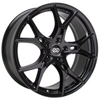 Enkei Vulcan 17x7.5 45mm Offset 5x114.3 Bolt 72.6mm Bore Anthracite Wheel