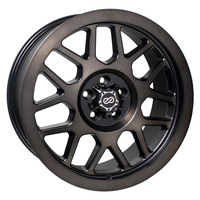 Enkei Matrix 17x9 6x139.7 10mm Offset 108mm Bore Brushed Black Wheel