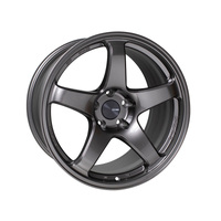 Enkei PF05 19x8.5 5x112 38mm Offset 75mm Bore Dark Silver Wheel