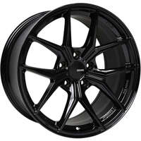 Enkei TSR-X 20x9.5 40mm Offset 5x120 BP 72.6 CB Gloss Black Wheel