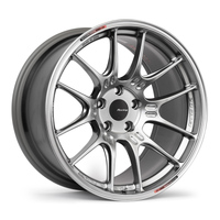 Enkei GTC02 19x9.5 5x112 27mm Offset 66.5mm Bore Hyper Silver Wheel