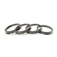 Enkei 72.62mm OD 56.1mm ID Plastic Hub Rings - 4 Pack