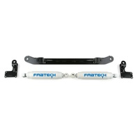 Fabtech 07-14 GM C/K1500 2WD/4WD Dual Steering Stabilizer System w/Perf. Shocks