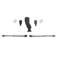 Fabtech 17-21 Ford F250/F350 4WD Dual Steering Stabilizer System w/DL 2.25 Shocks