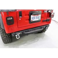 Fishbone Offroad 97-06 Jeep Wrangler TJ Rear Bumper W/Step Piranha Series