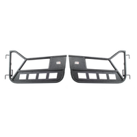 Fishbone Offroad 97-06 Jeep Wrangler TJ Front Tube Doors - Black Textured Powdercoat Steel