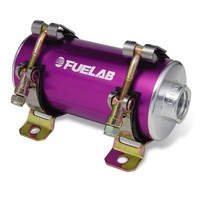 Fuelab Prodigy High Flow Carb In-Line Fuel Pump w/External Bypass - 1800 HP - Purple