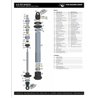 Fox External 0.300 W x 7.200 TLG x 0.050 TH Dia. 2.310 Bore Turcite 47 Step Cut