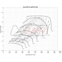 Forced Performance Mitsubishi Evo 9 Black Turbocharger Journal Bearing MHI Turbine Hsg w/25PSI WG