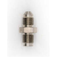 Forced Performance Stainless Steel Unrestricted -4AN Male to 7/16-24 Inverted Flare