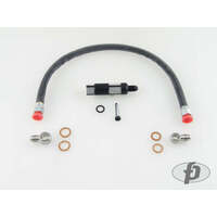 Forced Performance Mitsubishi Evo X Oil Supply Line w/Inline Filter Journal Bearing