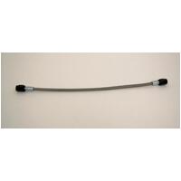 Fragola -2AN Brake Line w/ -3AN Black Alum. Nuts 22in