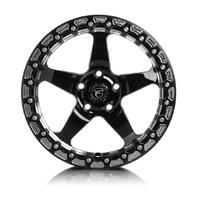 Forgestar D5 Beadlock 15x10 / 5x114.3 BP / ET50 / 7.5in BS Gloss Black Wheel