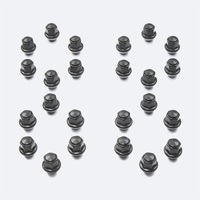 Ford Racing M12 x 1.5 Black Lug Nut - Set of 24