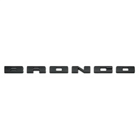 Ford Racing 2021+ Bronco Grille Lettering Overlay Kit - Black