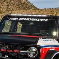 Ford Racing Ford Performance Bronco Windshield Banner - White