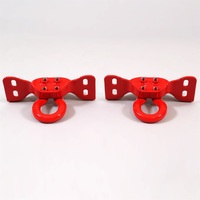 Ford Racing 17-22 Super Duty Tow Hooks - Red (Pair)