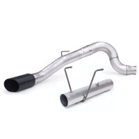 Banks Power 13-18 Dodge RAM Monster Exhaust 5.0in. Single 6.7L CCLB w/ SideKick S/S Black Tip