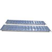 Gen-Y Extreme-Duty 6ft Aluminum Loading Ramps 15in x 72in 5K Capacity Per Ramp - Pair