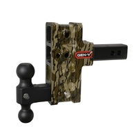 Gen-Y Mega Duty 2in Shank 5in Offset Drop 2K TW 16K Hitch w/GH-051 Dual-Ball - Mossy Oak