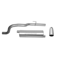 Gibson 02-04 Jeep Grand Cherokee Laredo 4.0L 2.5in Cat-Back Single Exhaust - Aluminized