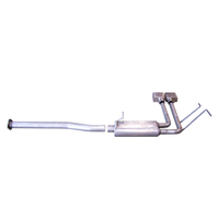 Gibson 08-09 Chevrolet Silverado 1500 LS 4.8L 2.5in Cat-Back Super Truck Exhaust - Aluminized