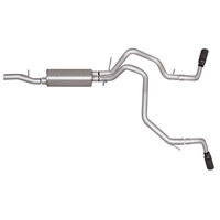 Gibson 10-14 Chevrolet Tahoe LS 5.3L 2.25in Cat-Back Dual Extreme Exhaust - Aluminized