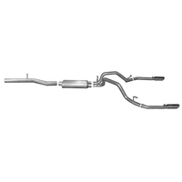 Gibson 15-18 Chevrolet Silverado 1500 LS 5.3L 3in/2.25in Cat-Back Dual Split Exhaust - Aluminized