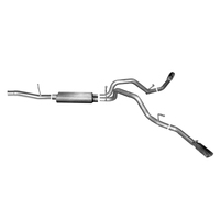 Gibson 14-19 Cadillac Escalade Base 6.2L 3.5in/2.25in Cat-Back Dual Extreme Exhaust - Aluminized