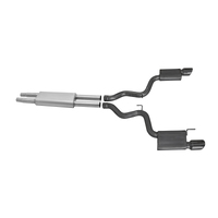 Gibson 15-17 Ford Mustang V6 3.7L 3in Cat-Back Dual Exhaust - Black Elite (Ceramic)