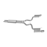 Gibson 15-17 Ford Mustang V6 3.7L 2.5in Cat-Back Dual Exhaust - Stainless