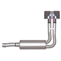 Gibson 88-93 Chevrolet C1500 Cheyenne 5.7L 2.5in Cat-Back Super Truck Exhaust - Stainless