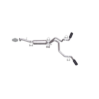 Gibson 00-06 Chevrolet Tahoe LS 4.8L 2.25in Cat-Back Dual Extreme Exhaust - Black Elite