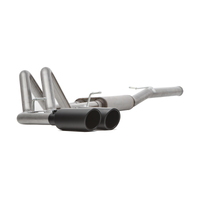 Gibson 15-22 Chevrolet Colorado LT 2.5L 2.25in Cat-Back Dual Sport Exhaust - Black Elite