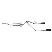 Gibson 15-22 Chevrolet Colorado 2.5L-3.6L Cat-Back Dual Split Exhaust System - Black Elite