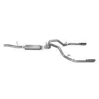 Gibson 10-13 GMC Sierra 1500 SLE 4.8L 2.25in Cat-Back Dual Split Exhaust - Stainless