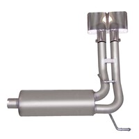 Gibson 02-05 Dodge Ram 1500 SLT 4.7L 2.5in Cat-Back Super Truck Exhaust - Stainless