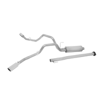 Gibson 16-19 Ford F-150 Lariat 2.7L 3in/2.5in Cat-Back Dual Extreme Exhaust - Stainless