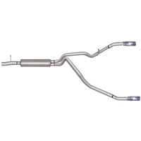 Gibson 11-16 Ford F-250 Super Duty Lariat 6.2L 2.5in Cat-Back Dual Split Exhaust - Stainless