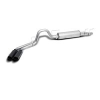 Gibson 21-22 Ford F150 Truck 5.0L 3/2.5in Cat-Back Dual Sport Exhaust System Stainless - Black Elite