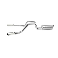 Gibson 11-12 Ford F-150 STX 3.7L 2.5in Cat-Back Dual Split Exhaust - Stainless