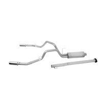 Gibson 15-19 Ford F-150 XL 5.0L 3in/2.5in Cat-Back Dual Split Exhaust - Stainless