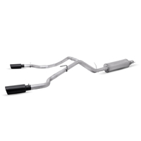 Gibson 19-22 Ford Ranger Lariat 2.3L 2.5in Cat-Back Dual Sport Exhaust - Black Elite