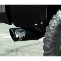 Gibson 10-18 GMC Sierra 1500 SLE 5.3L 4in Patriot Skull Series Cat-Back Single Exhaust - Stainless